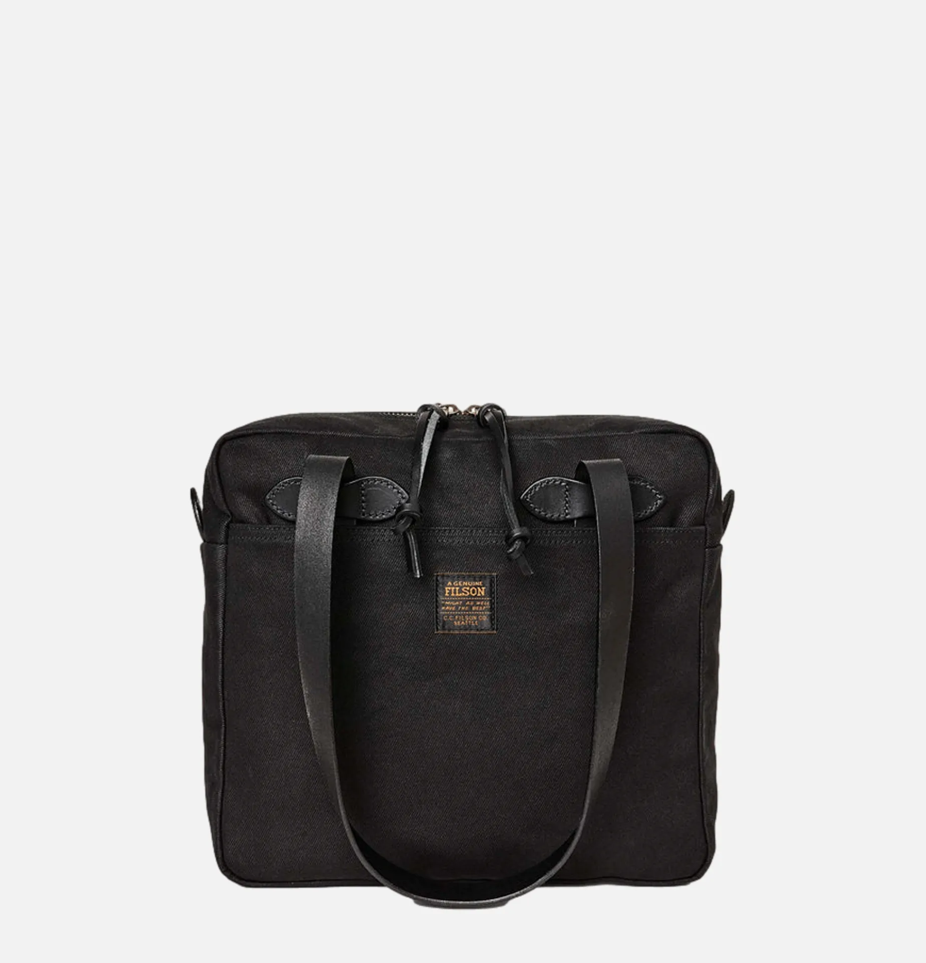 FILSON Small Zipper Tote Black