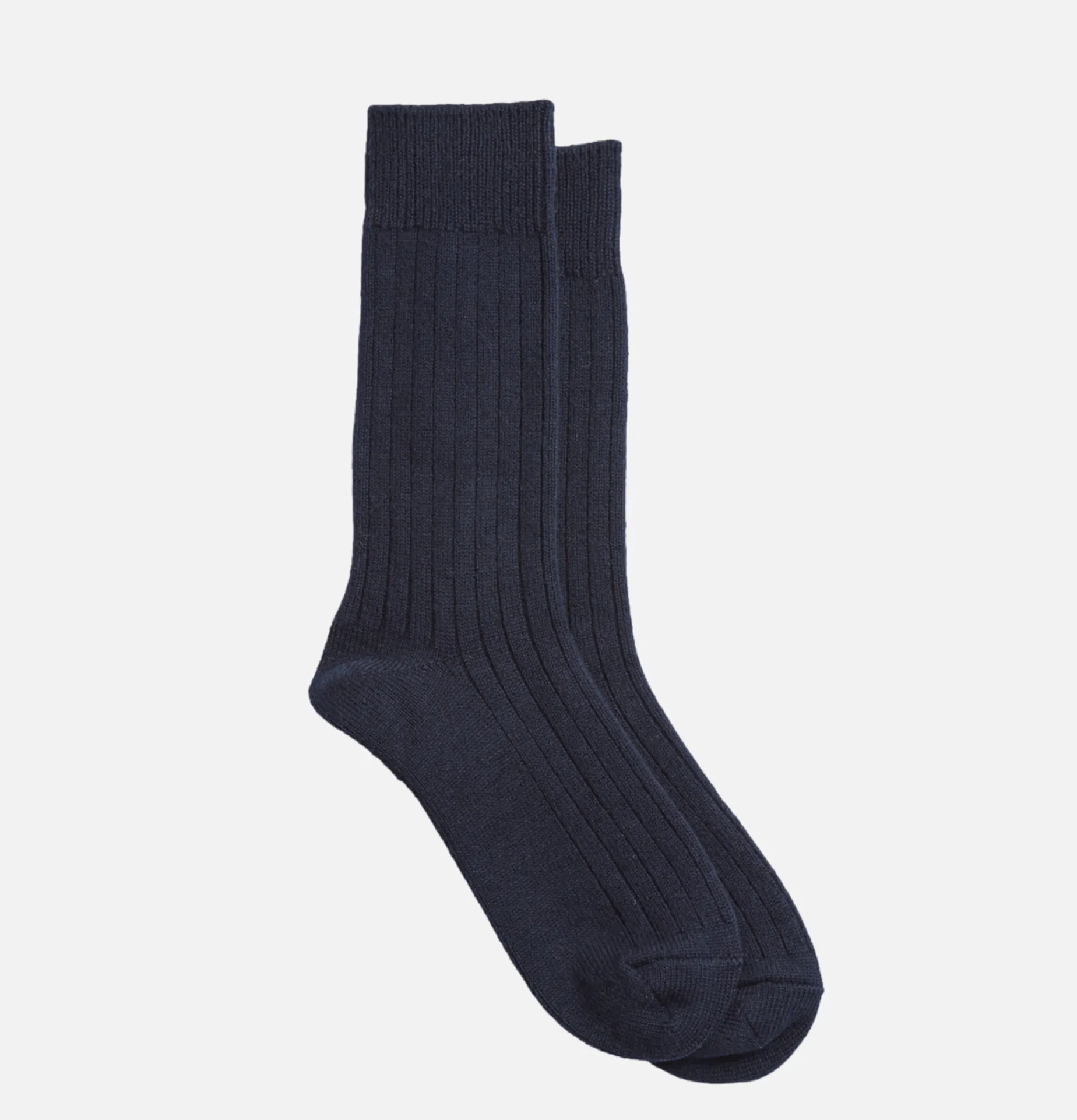 ROTOTO Socks Cotton Wool Navy