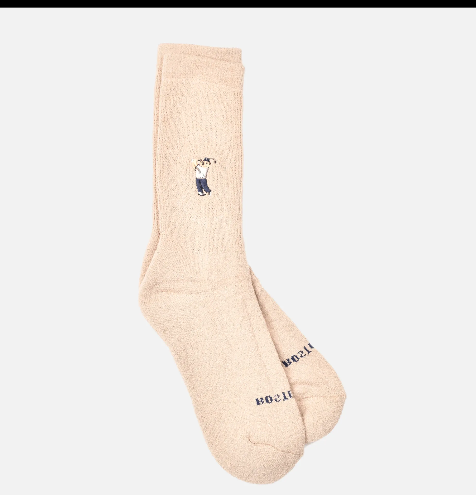 ROSTERSOX Socks Golf Bear Beige