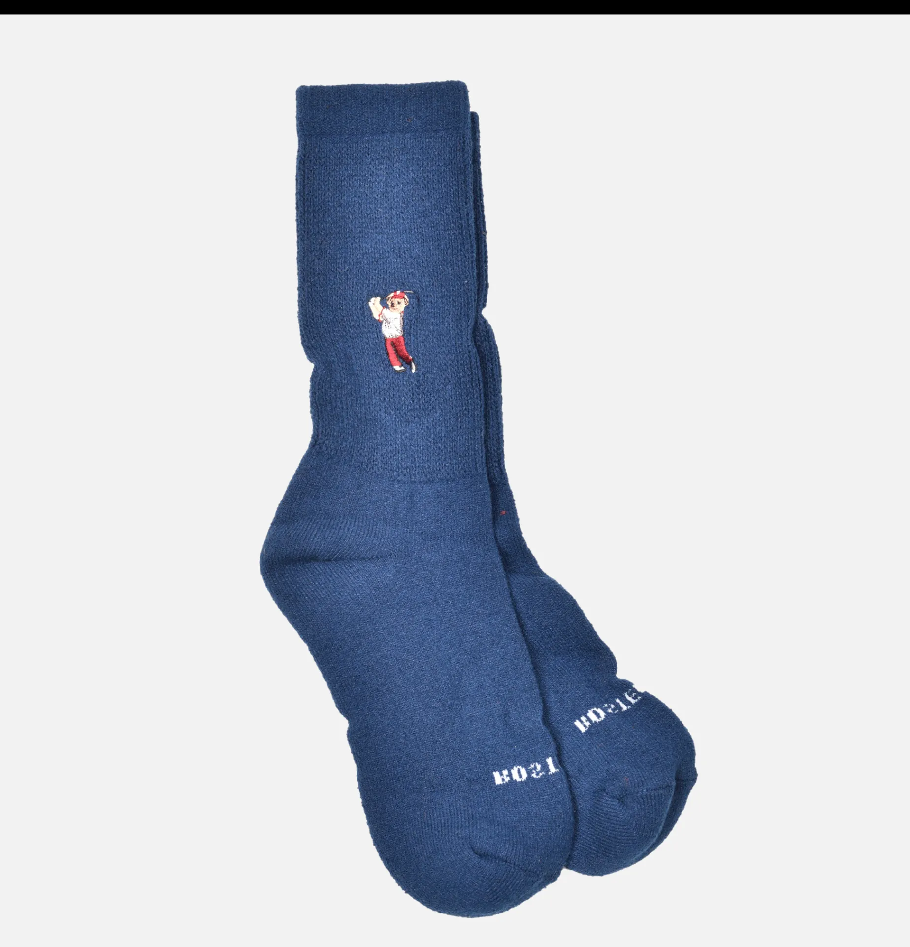 ROSTERSOX Socks Golf Bear Navy