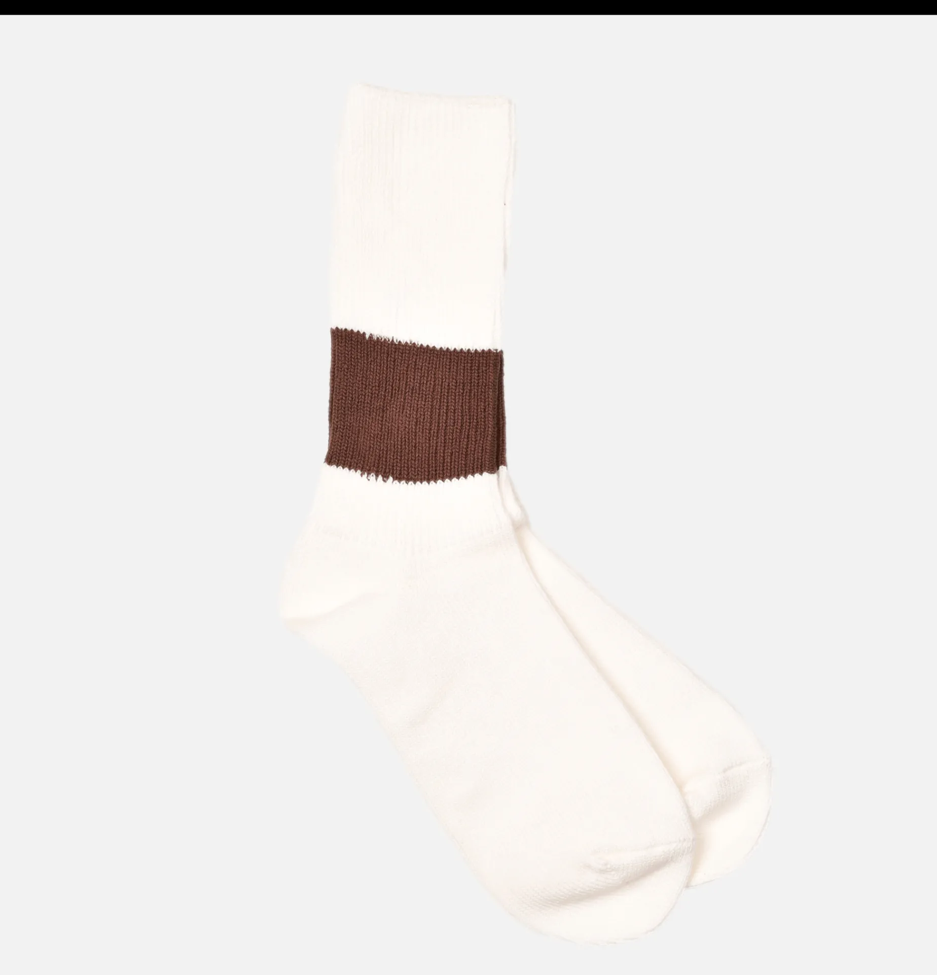 ROSTERSOX Socks Line Rib Brown