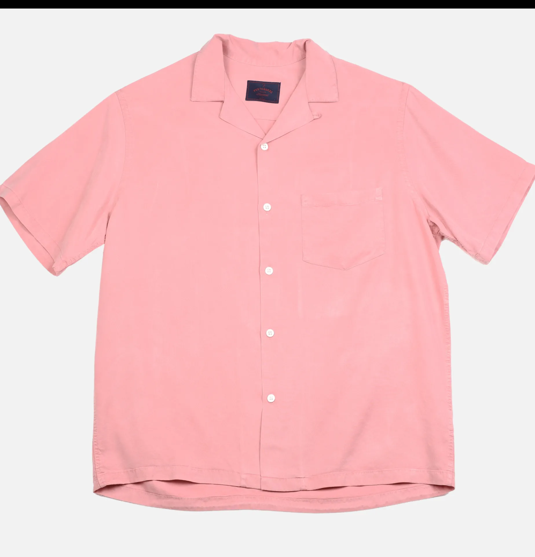 PORTUGUESE FLANNEL Ss Shirt Dogtown Pink