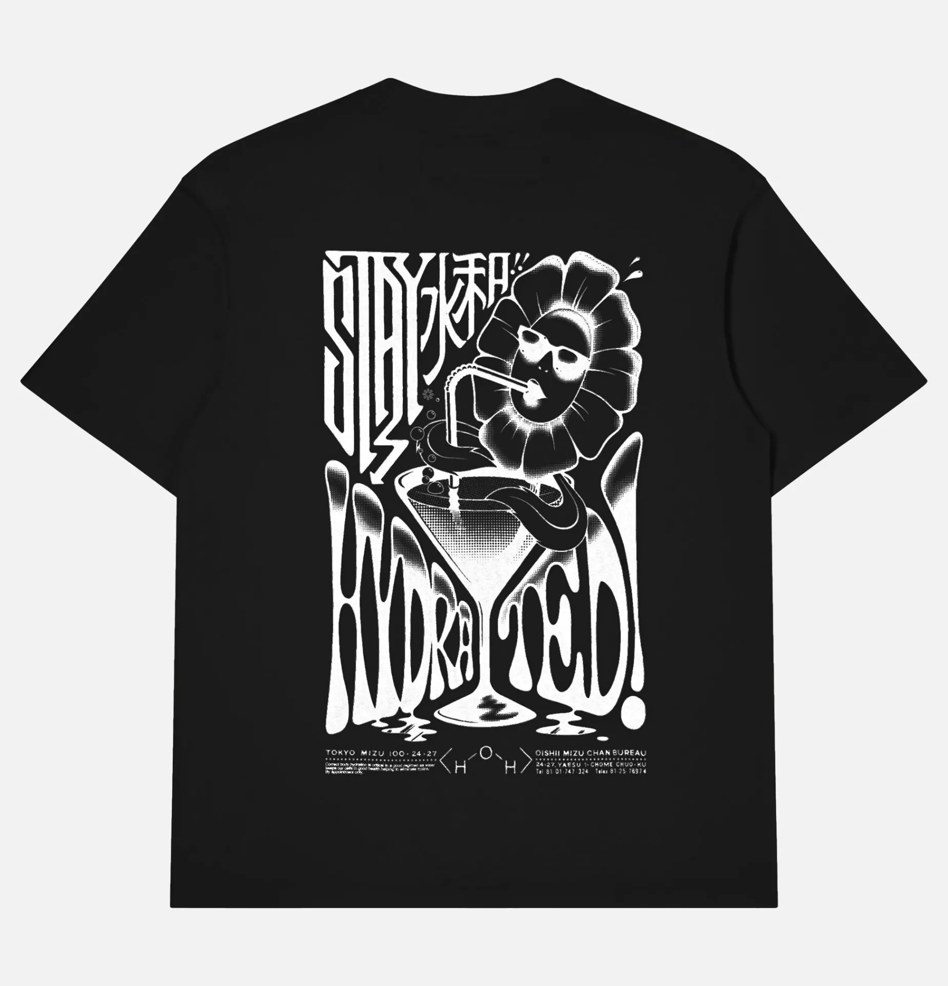 EDWIN Stay Hydrated Tee Black