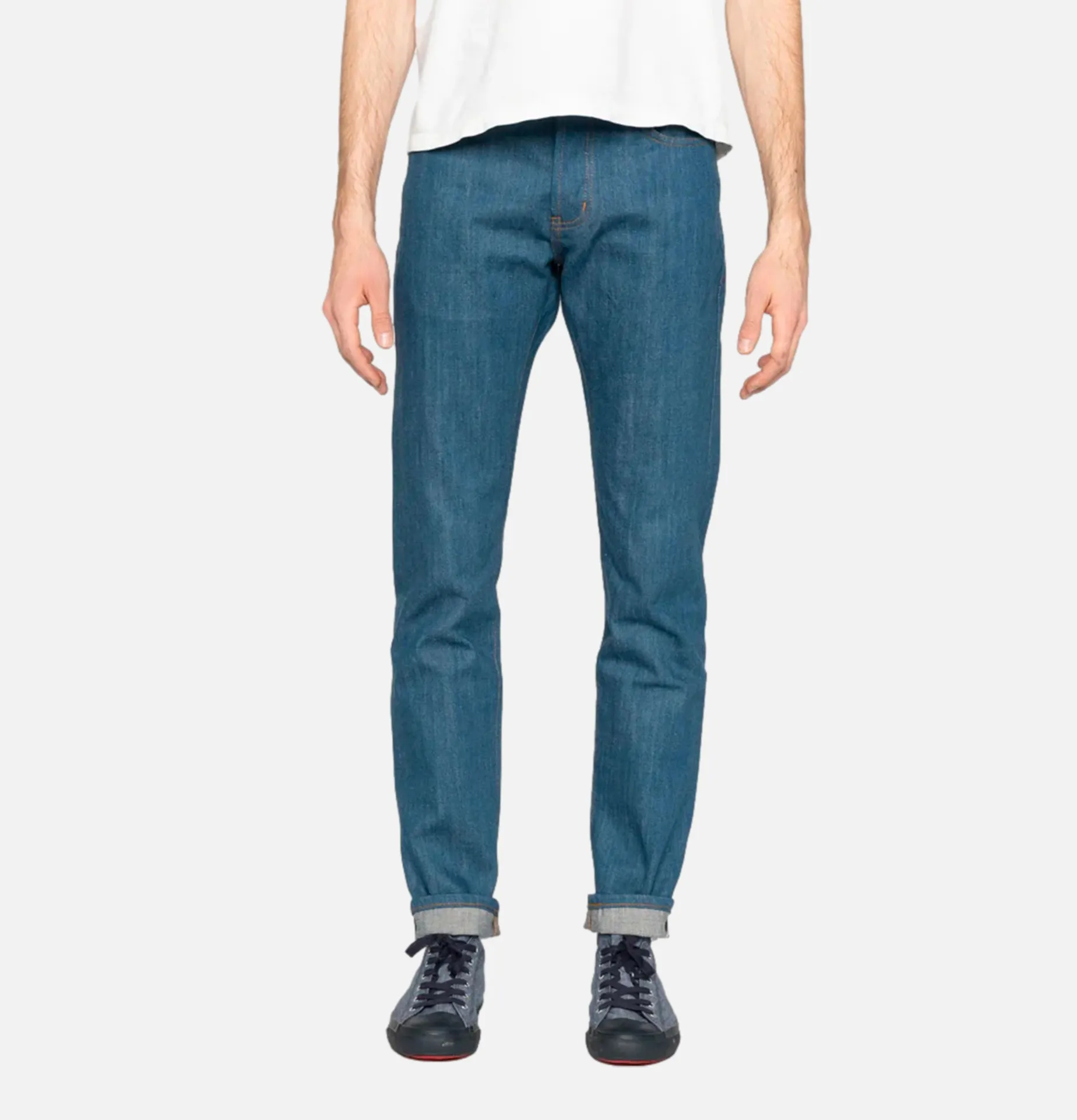 NAKED & FAMOUS Super Guy Oceans Edge Selvedge