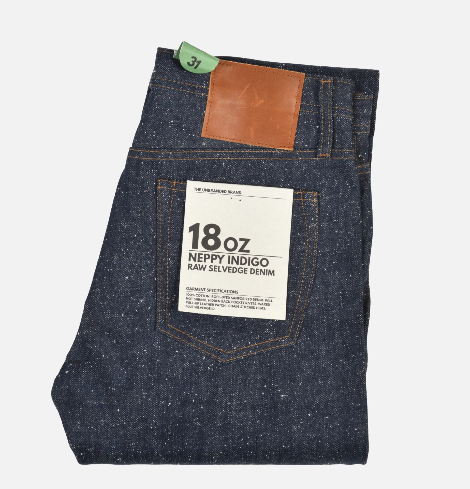 UNBRANDED BRAND Tapered 243 Jeans18oz Neppy Indigo