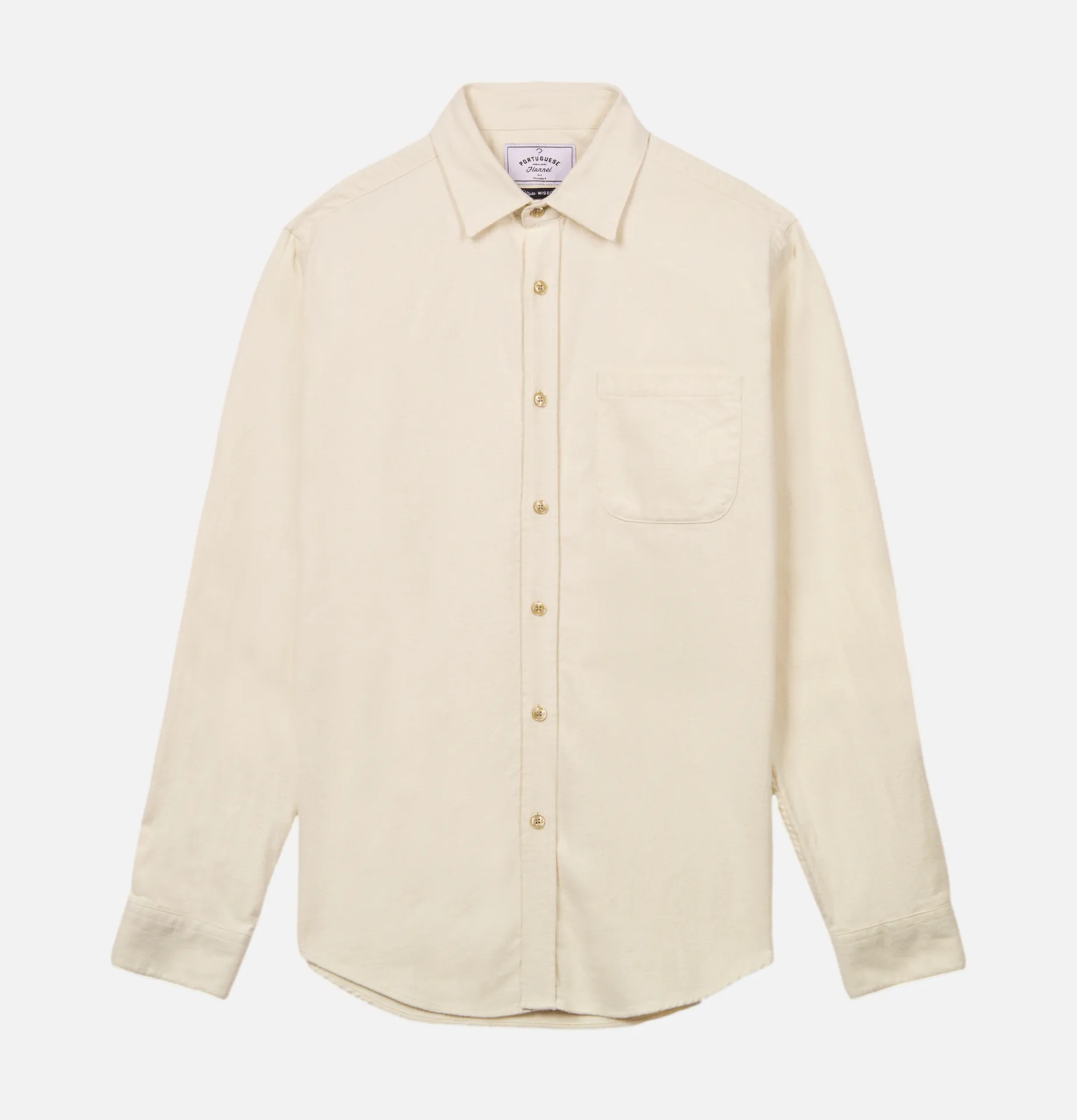 PORTUGUESE FLANNEL Teca Ecru Shirt