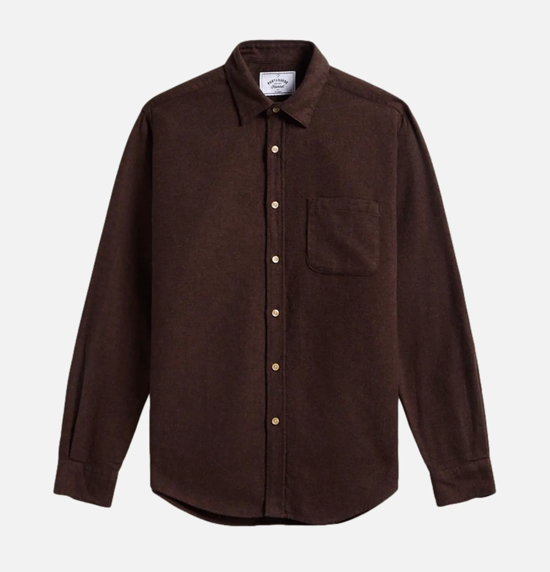 PORTUGUESE FLANNEL Teca Shirt Brown