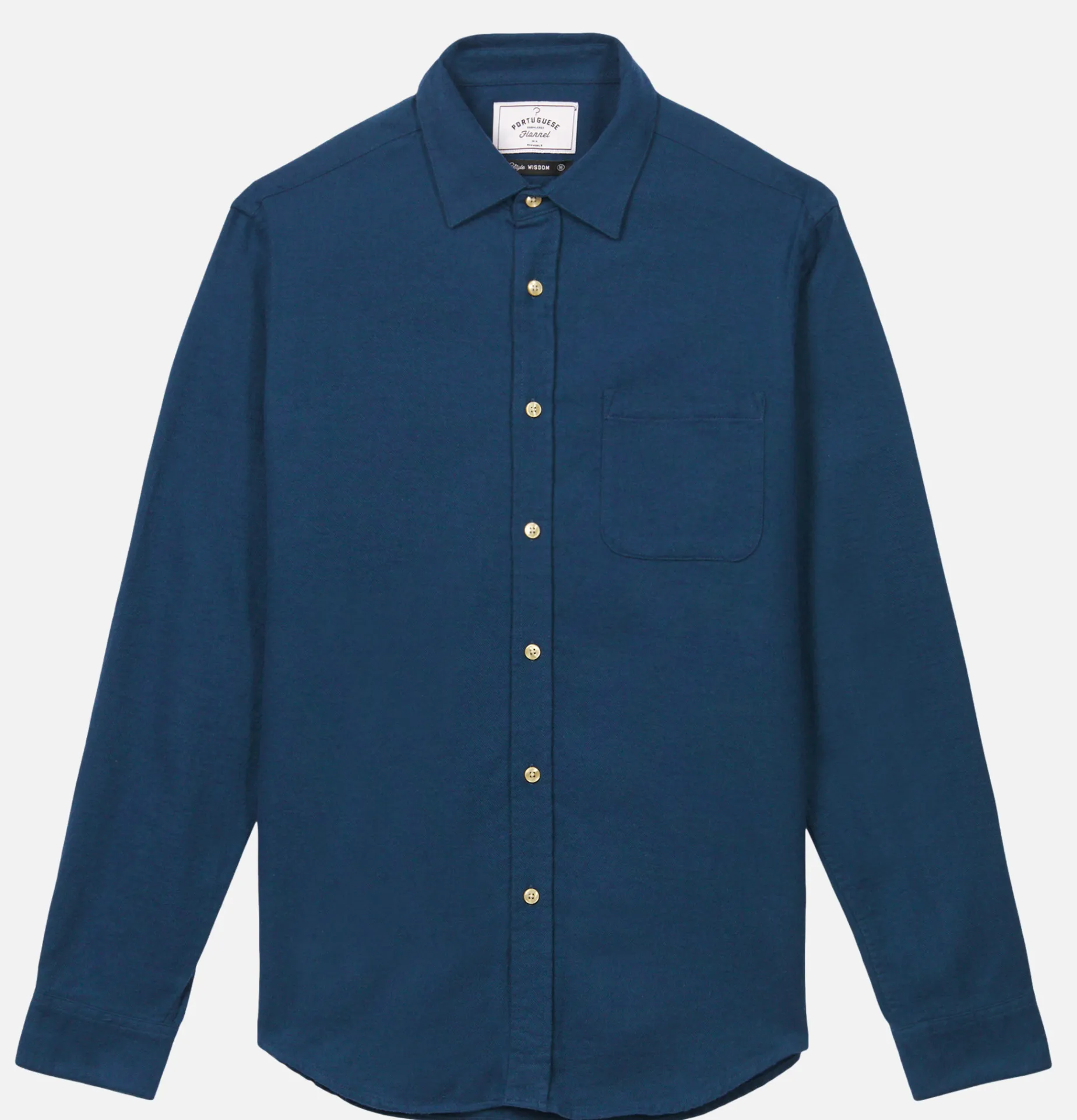 PORTUGUESE FLANNEL Teca Shirt French Blue