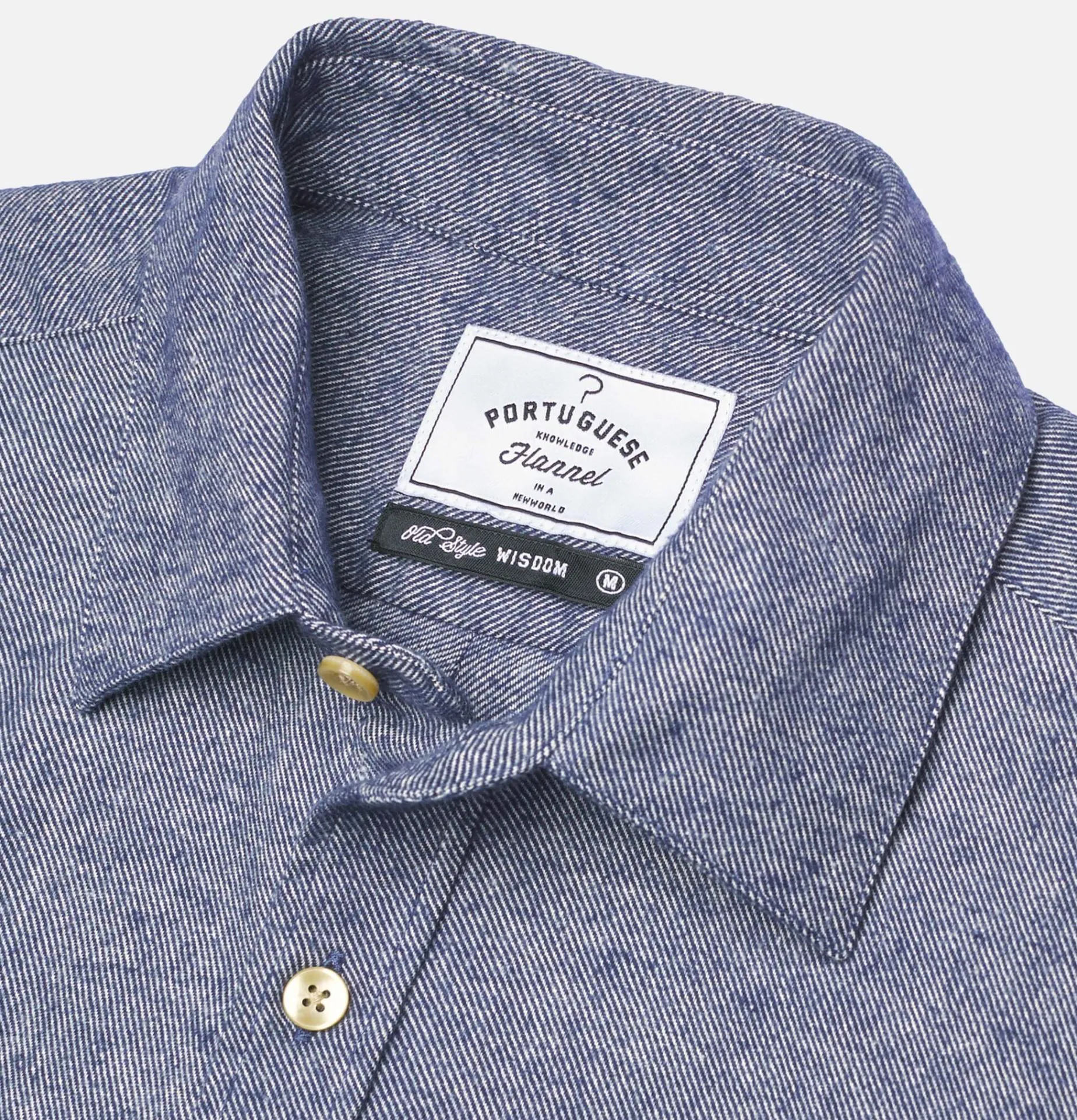 PORTUGUESE FLANNEL Teca Shirt Indigo