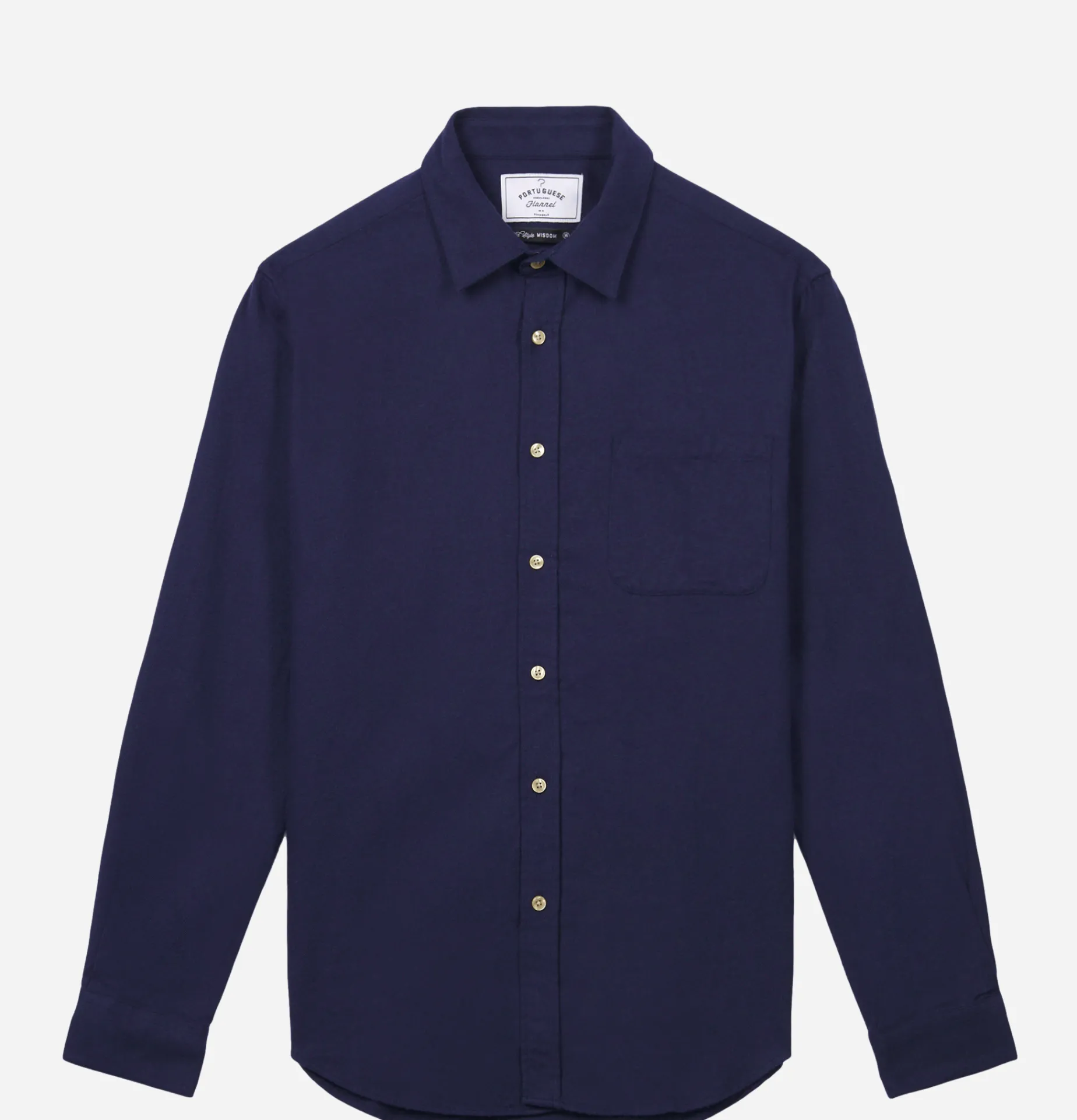 PORTUGUESE FLANNEL Teca Shirt Navy