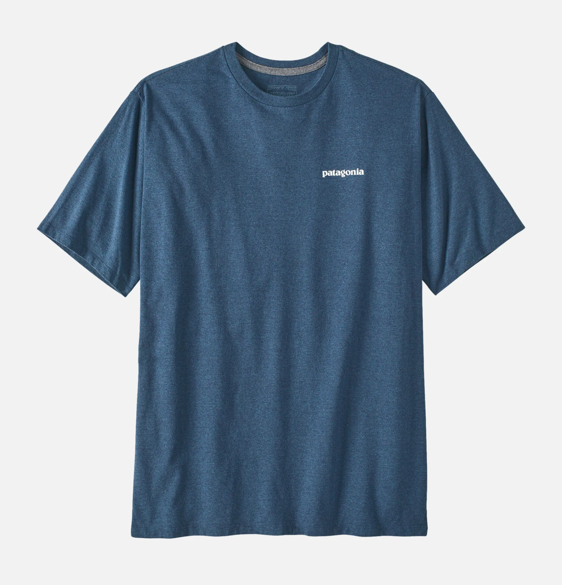 PATAGONIA Tee Shirt Logo P6 Utility Blue