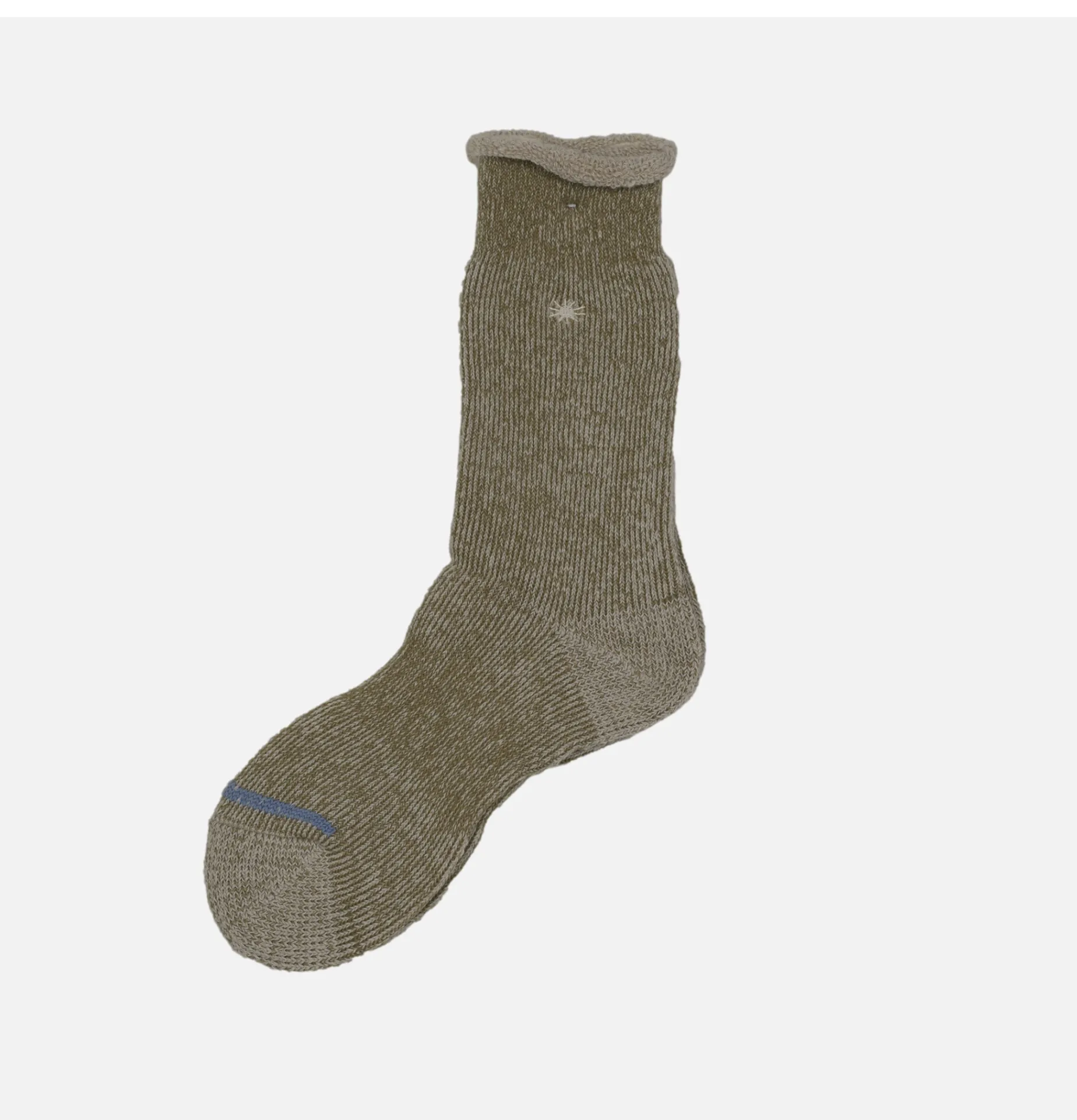 ANONYMOUS ISM Thick Pile Crew Socks Olive