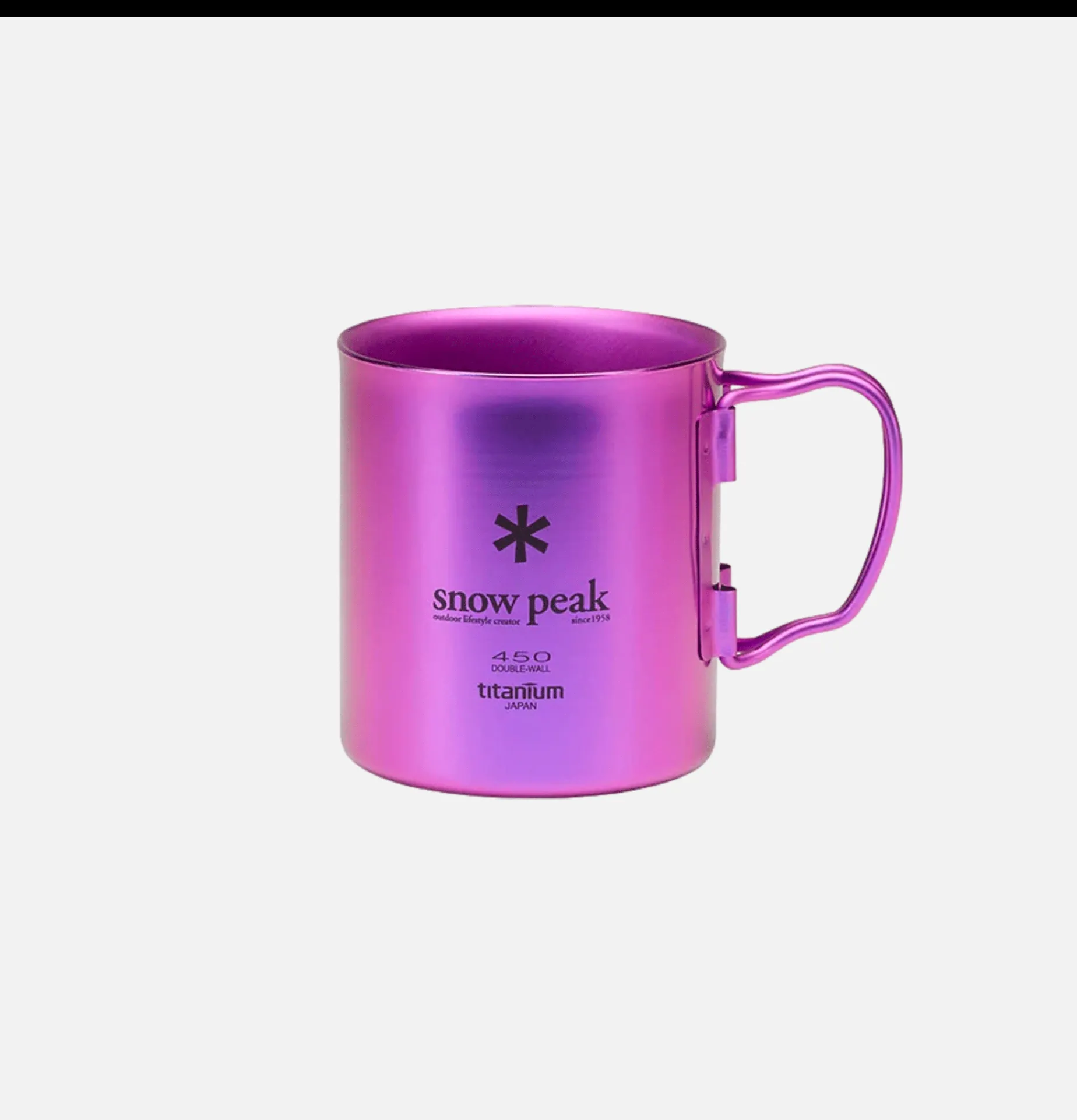 SNOW PEAK Titanium Single 450 Cup Purple