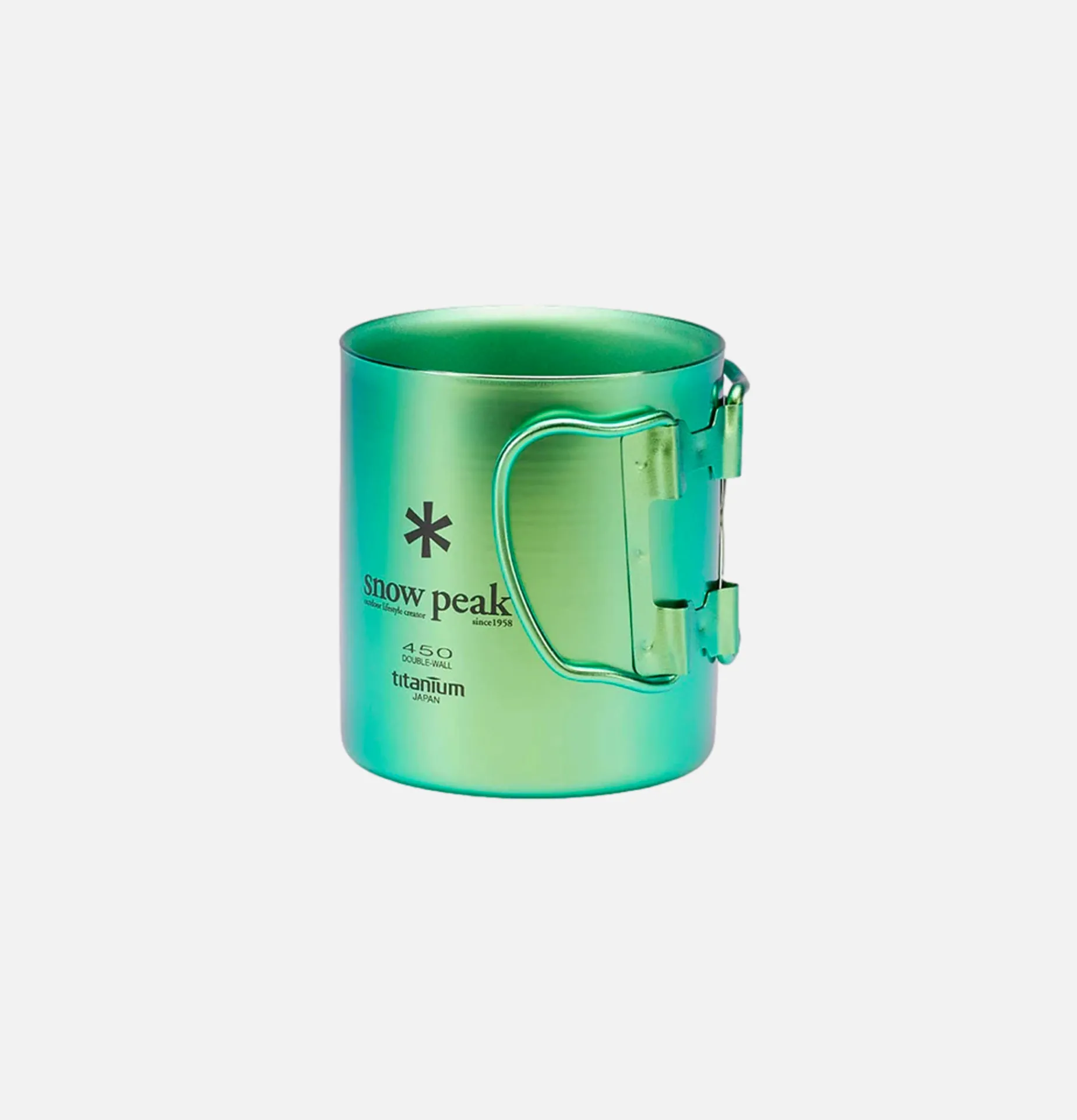 SNOW PEAK Titanium Single Cup 450 Green