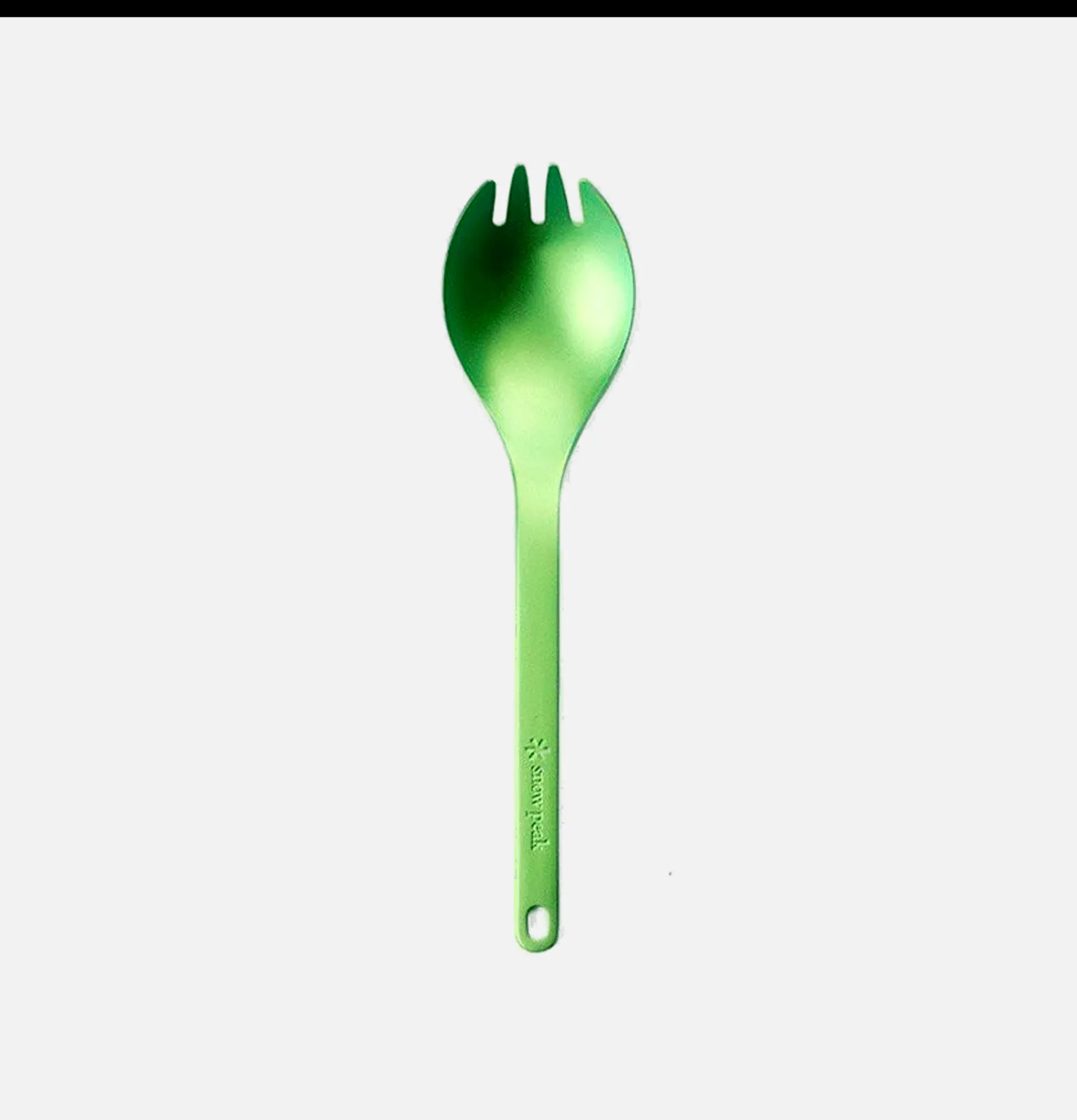 SNOW PEAK Titanium Spork Green