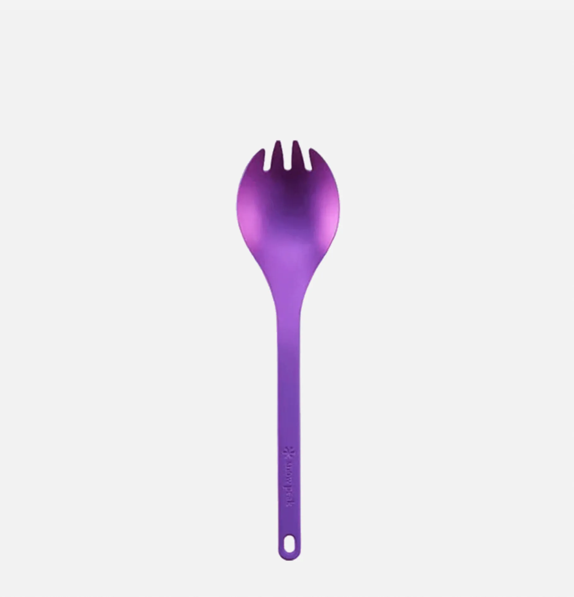 SNOW PEAK Titanium Spork Purple