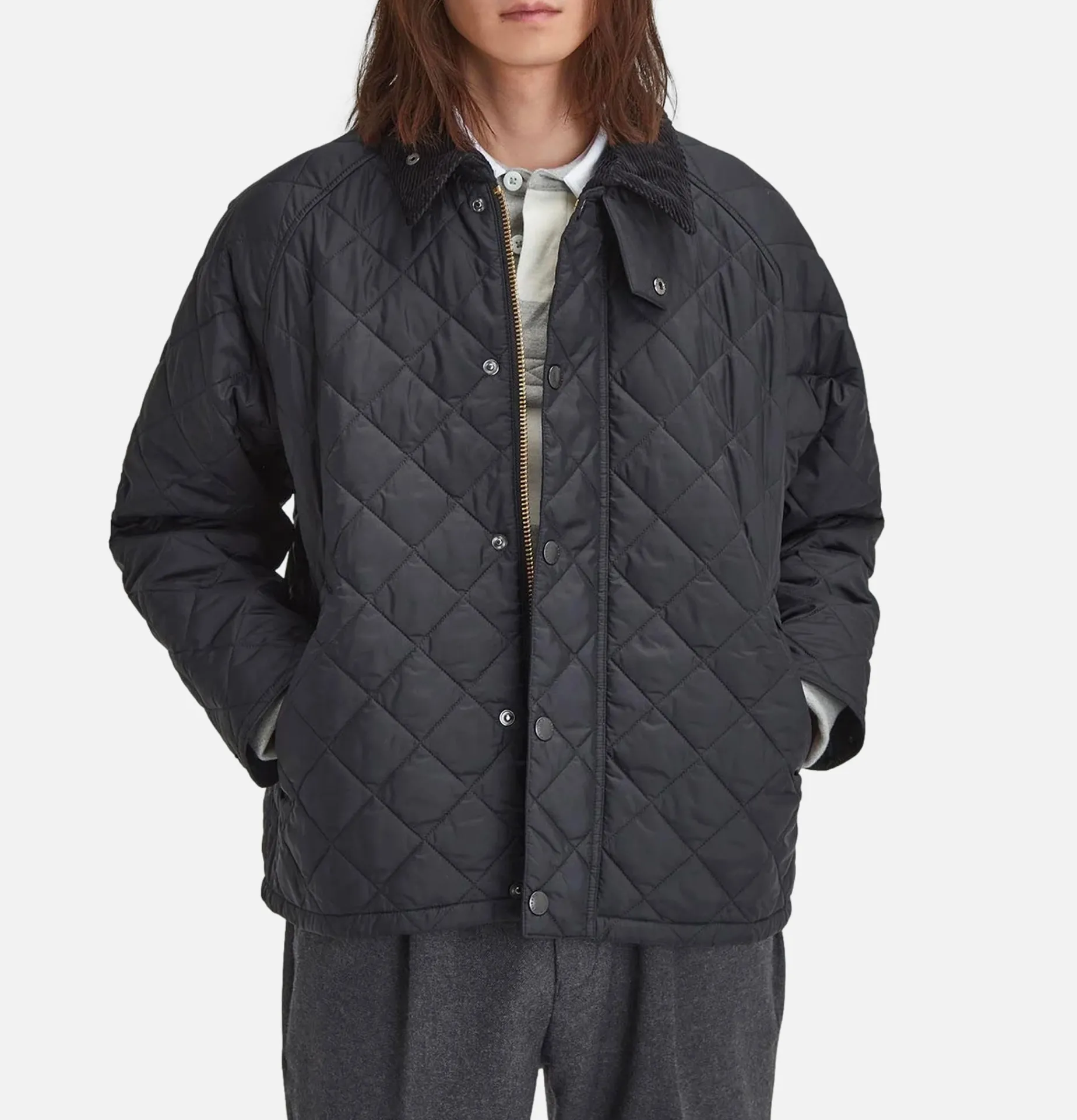 BARBOUR Transport Quilted Jacket Black