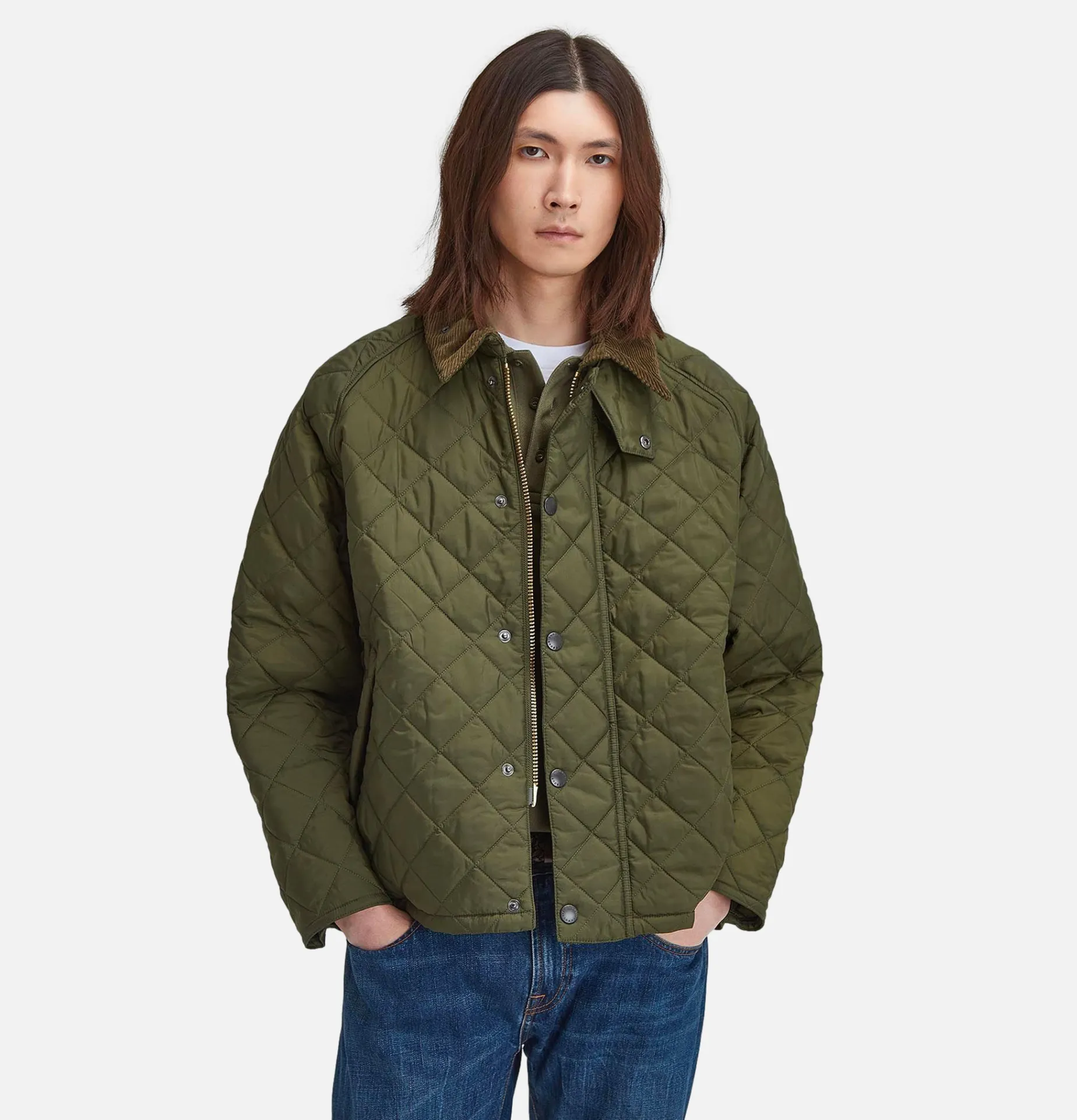 BARBOUR Transport Quilted Jacket Olive