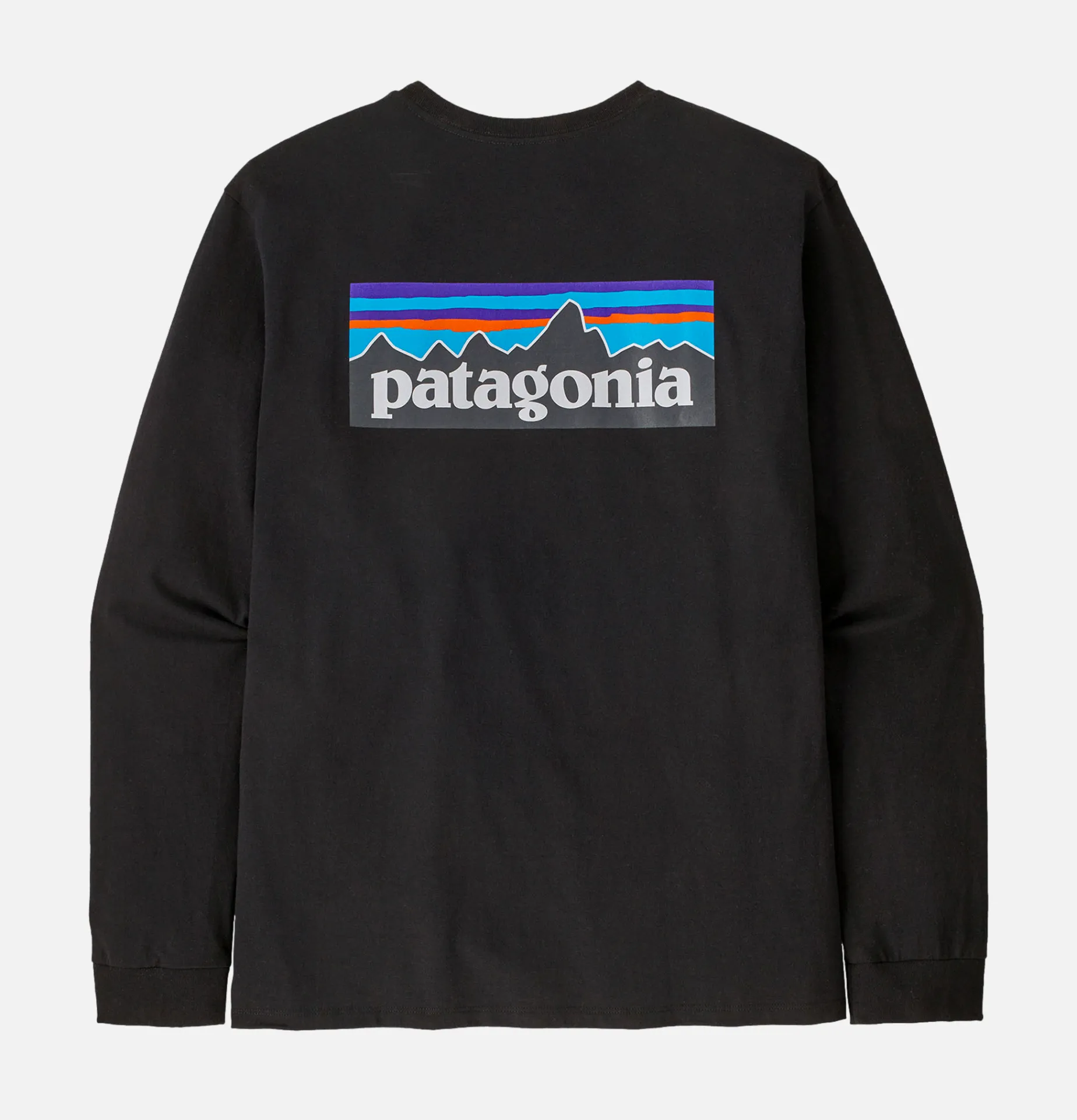 PATAGONIA T-shirt P6 Logo LS Black