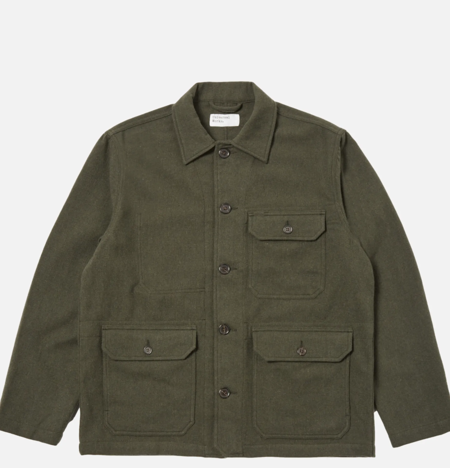 UNIVERSAL WORKS Utility Jacket Wool Olive