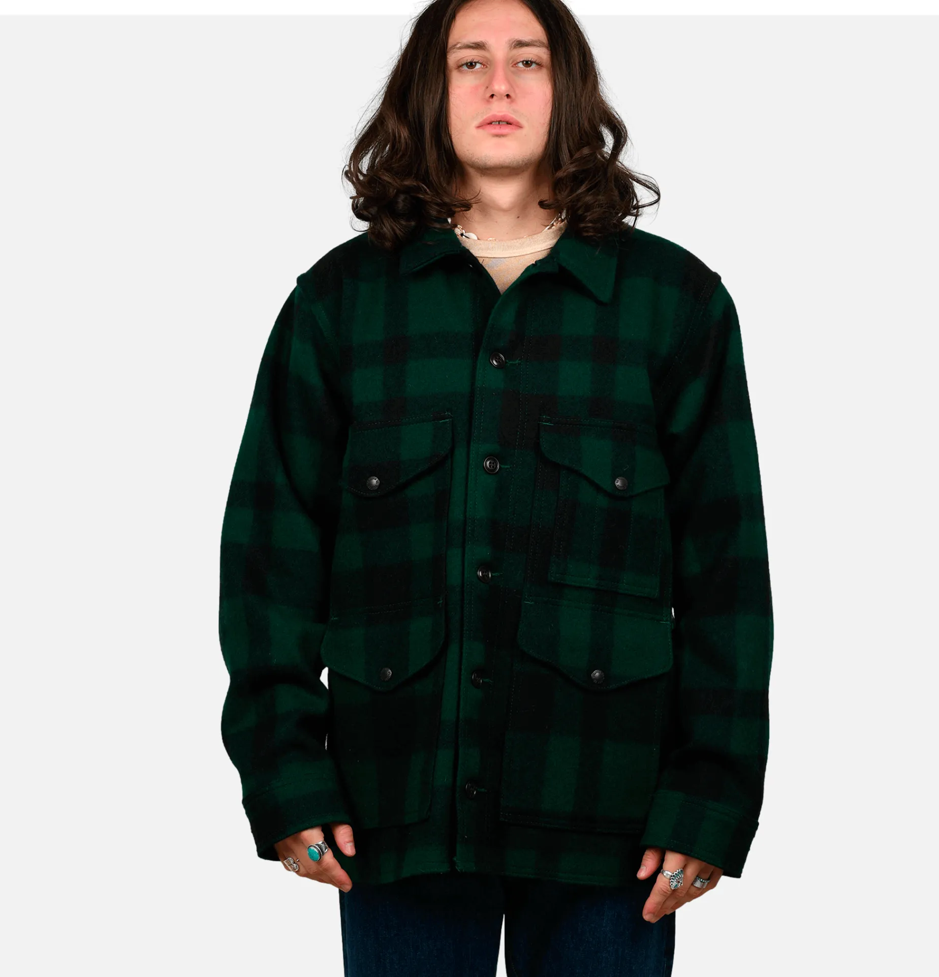 FILSON Veste Mackinaw Cruiser Green