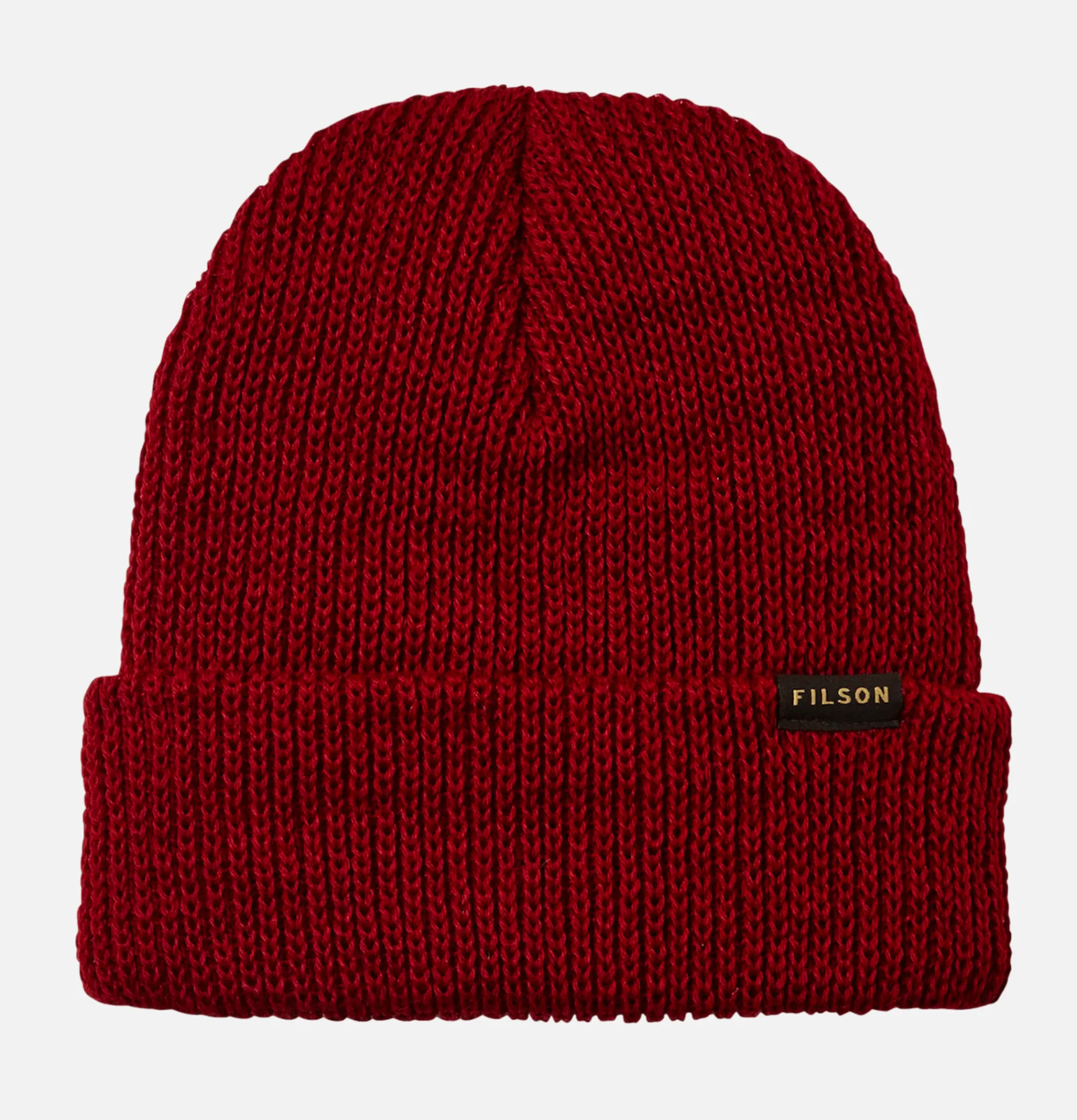 FILSON Watch Cap Ballard Wool Red