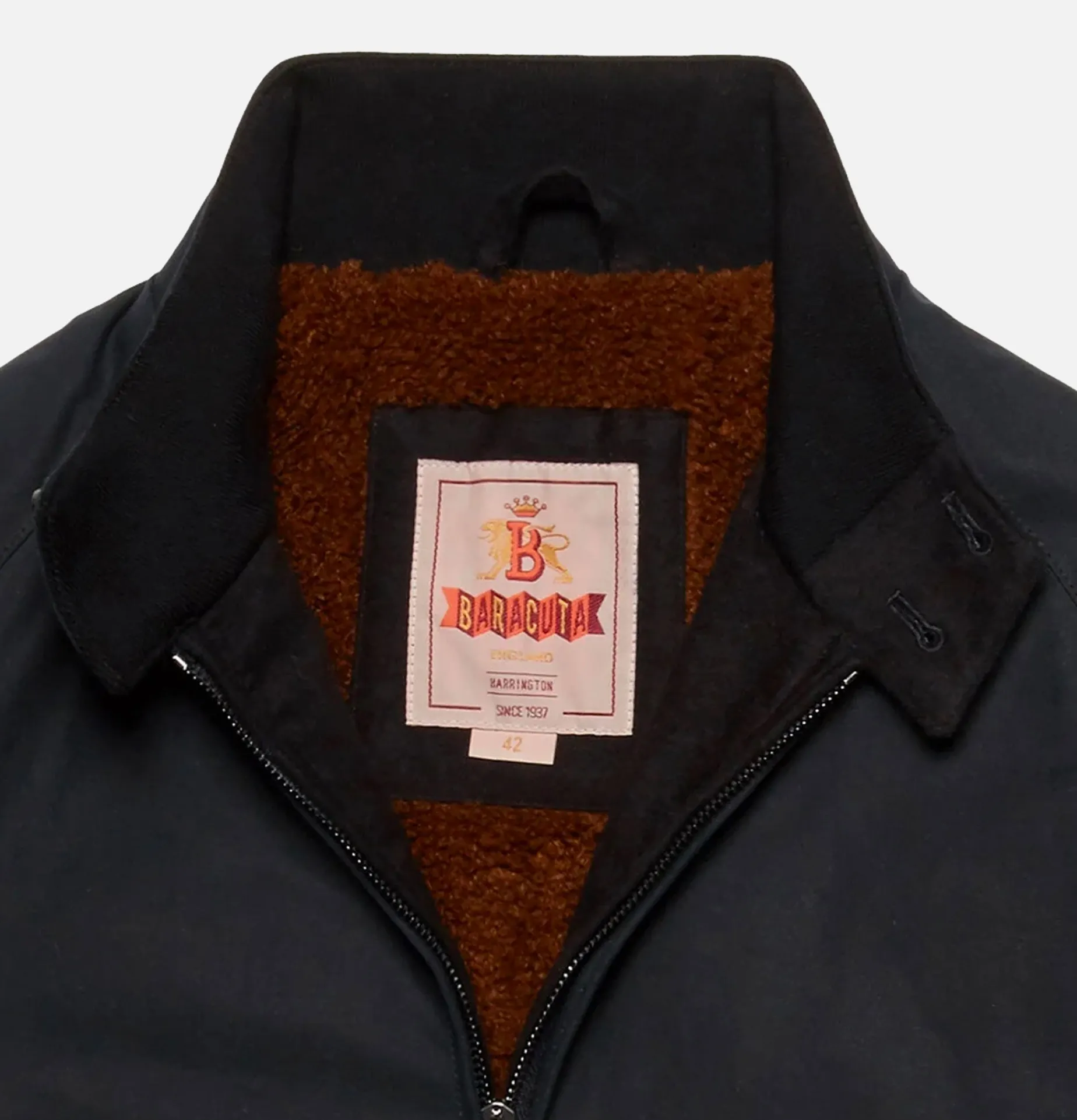 BARACUTA Waxed G9 Af Pocket Dark Navy