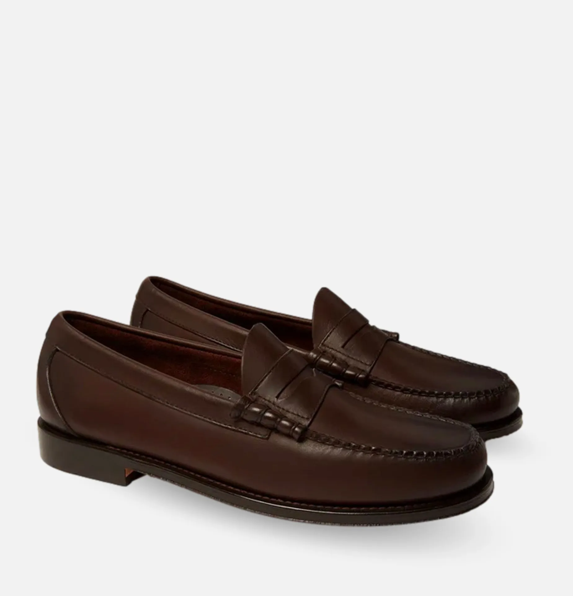 G.H. BASS Weejuns Larson Penny Loafers Soft Chocolate Leather