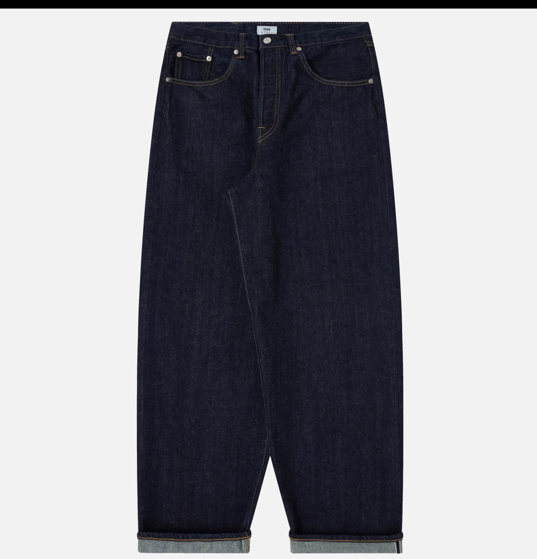 EDWIN Wide Pant Kurabo Blue Rinsed