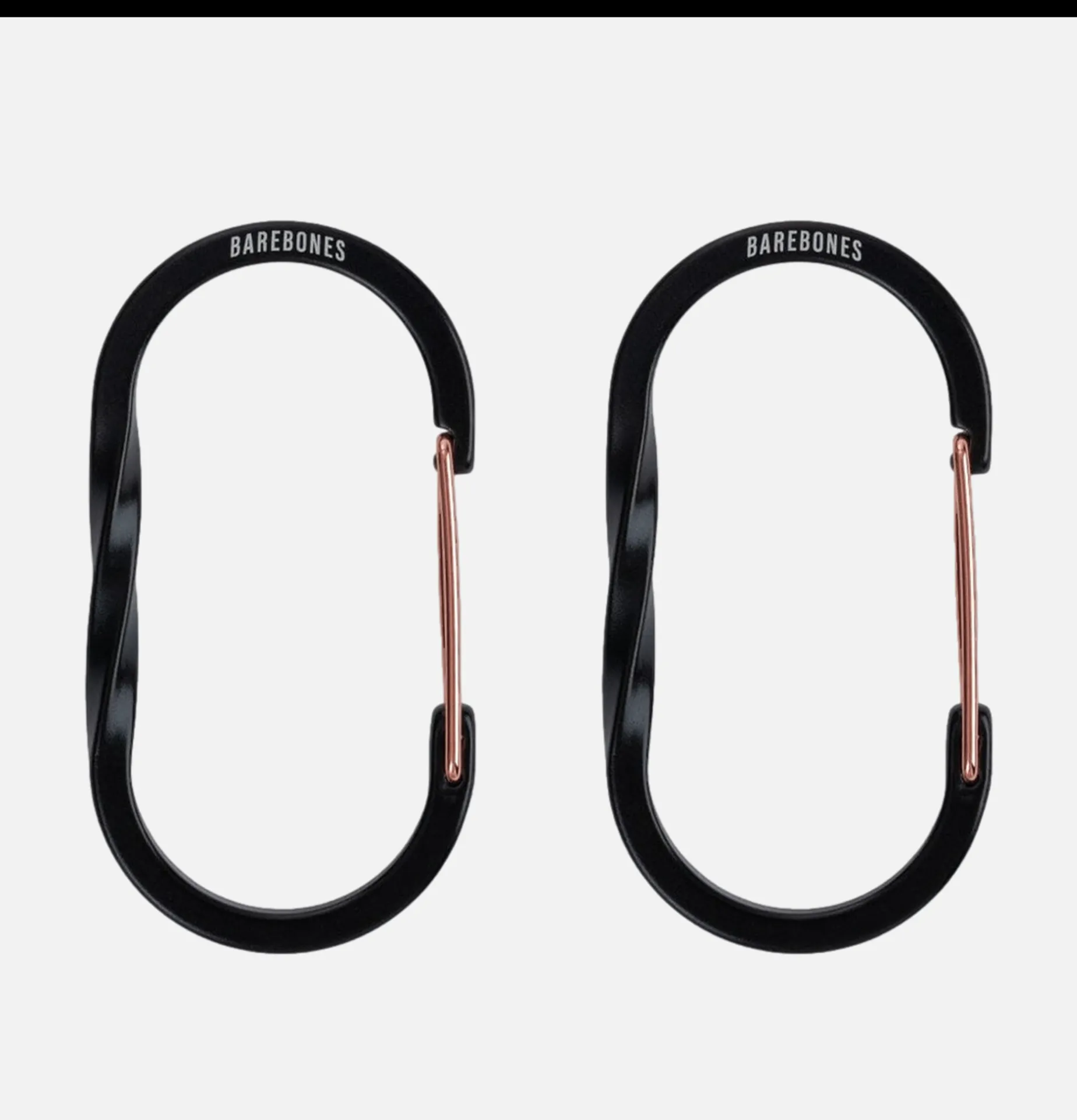 BAREBONES Wiregate Carabiner Black