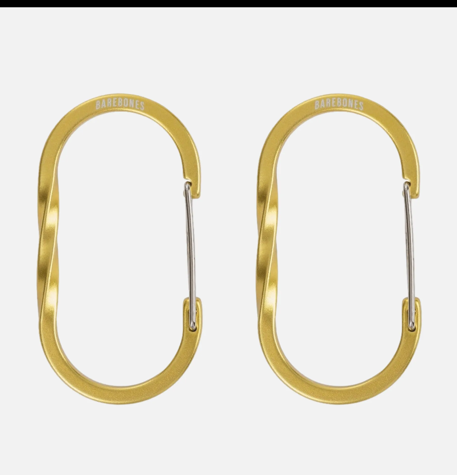 BAREBONES Wiregate Carabiner Gold