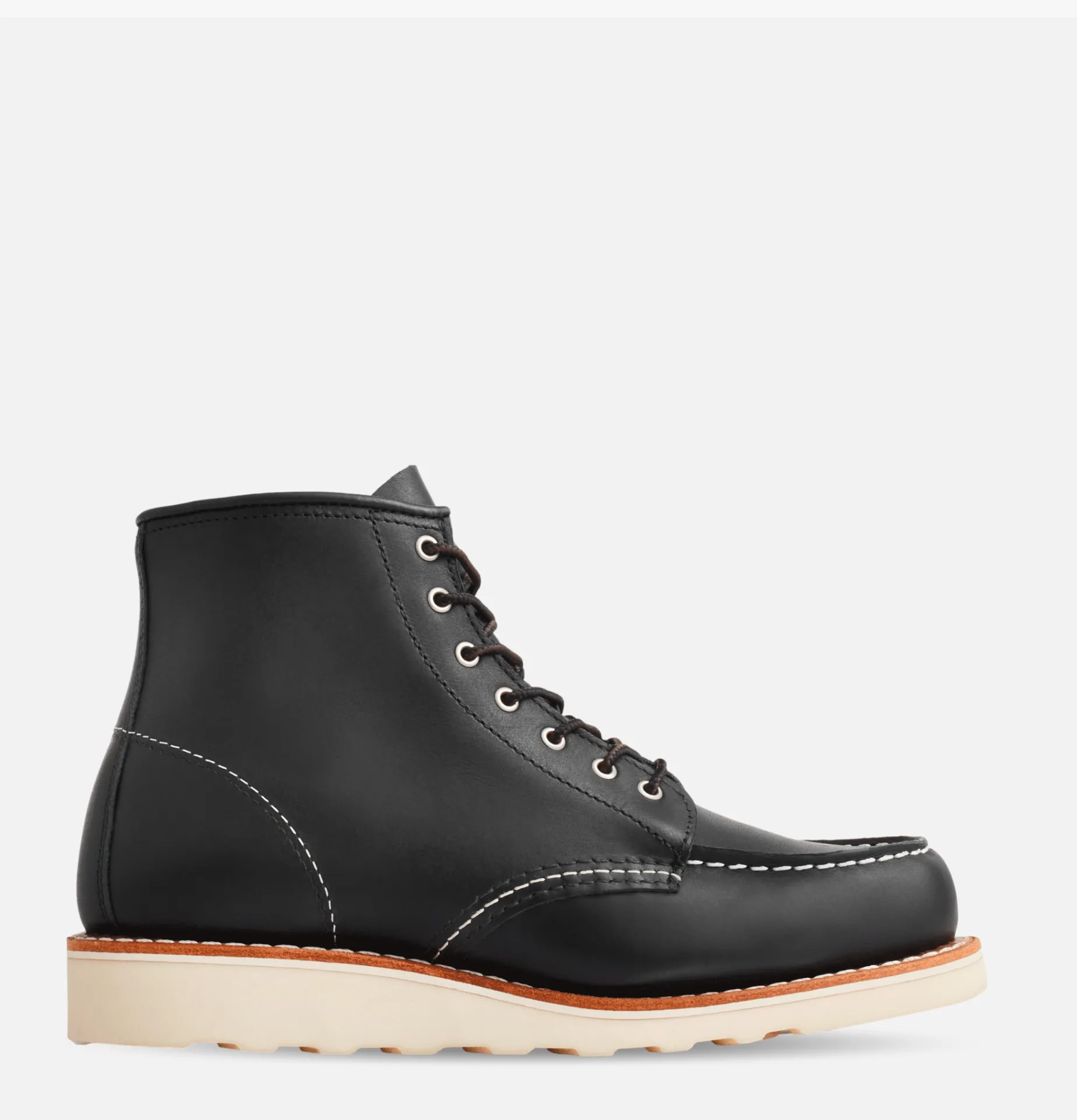 Women RED WING SHOES WOMEN 3373 - Womens Moc Toe Black Boundary