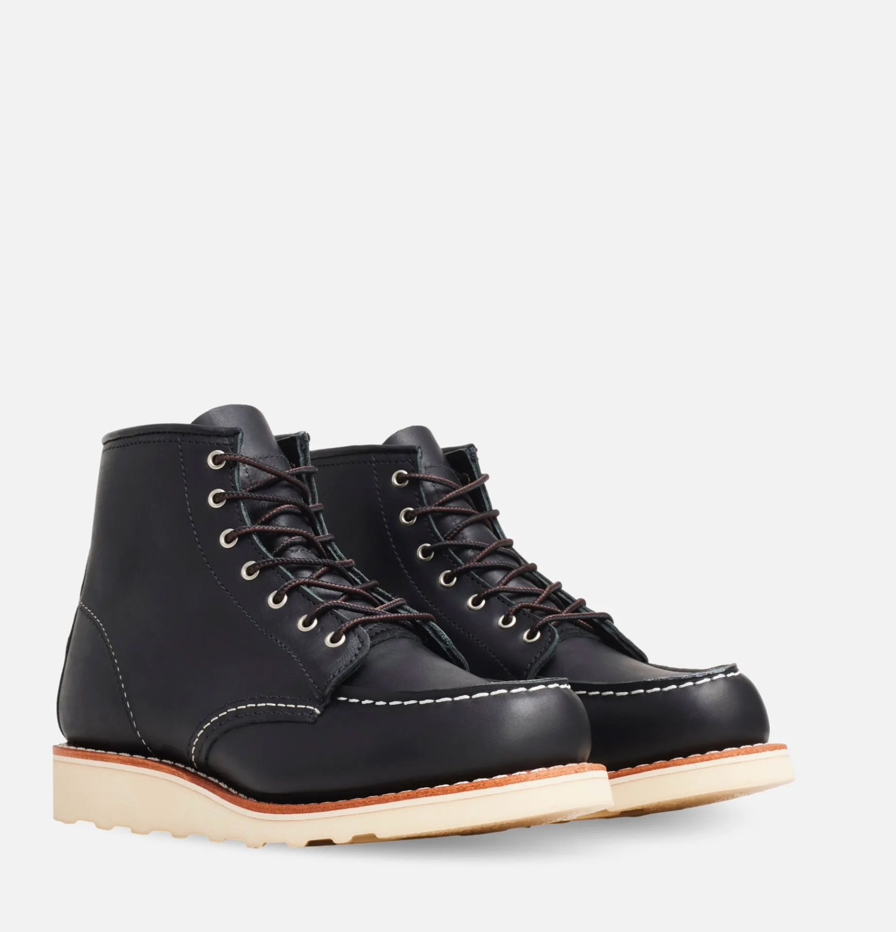 Women RED WING SHOES WOMEN 3373 - Womens Moc Toe Black Boundary