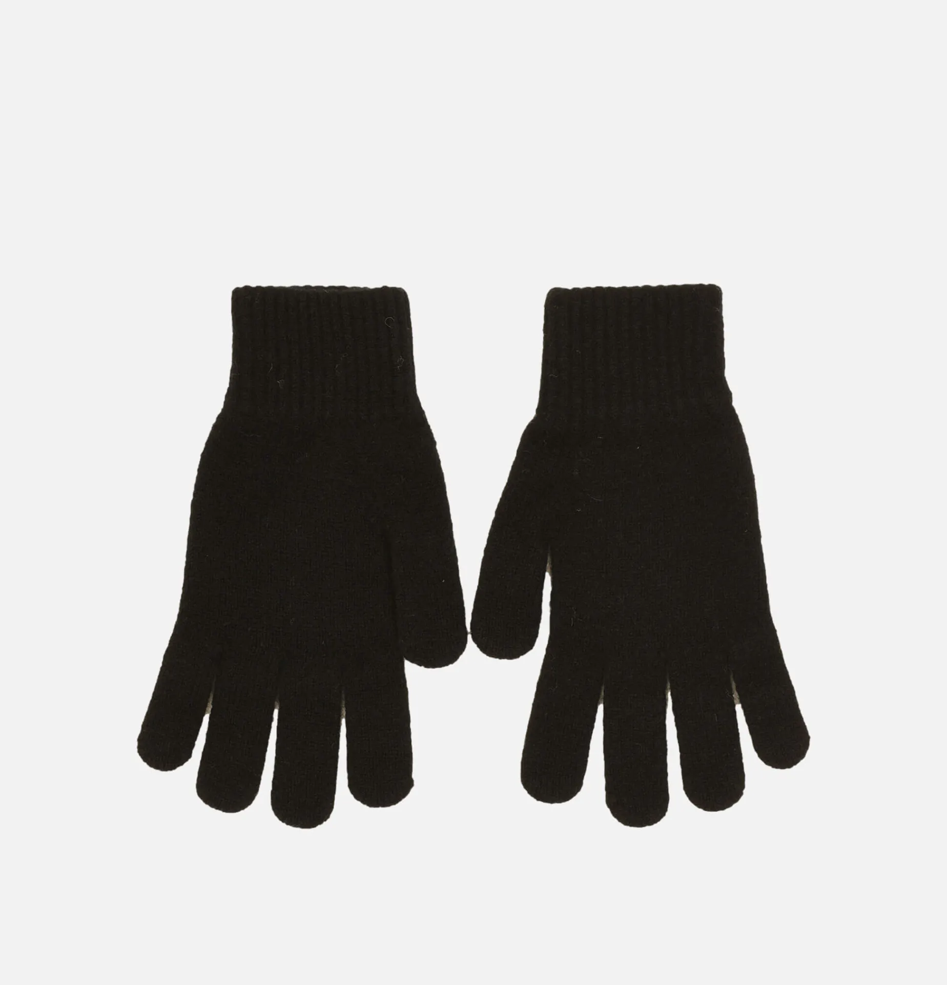 ROBERT MACKIE Wool Gloves Black