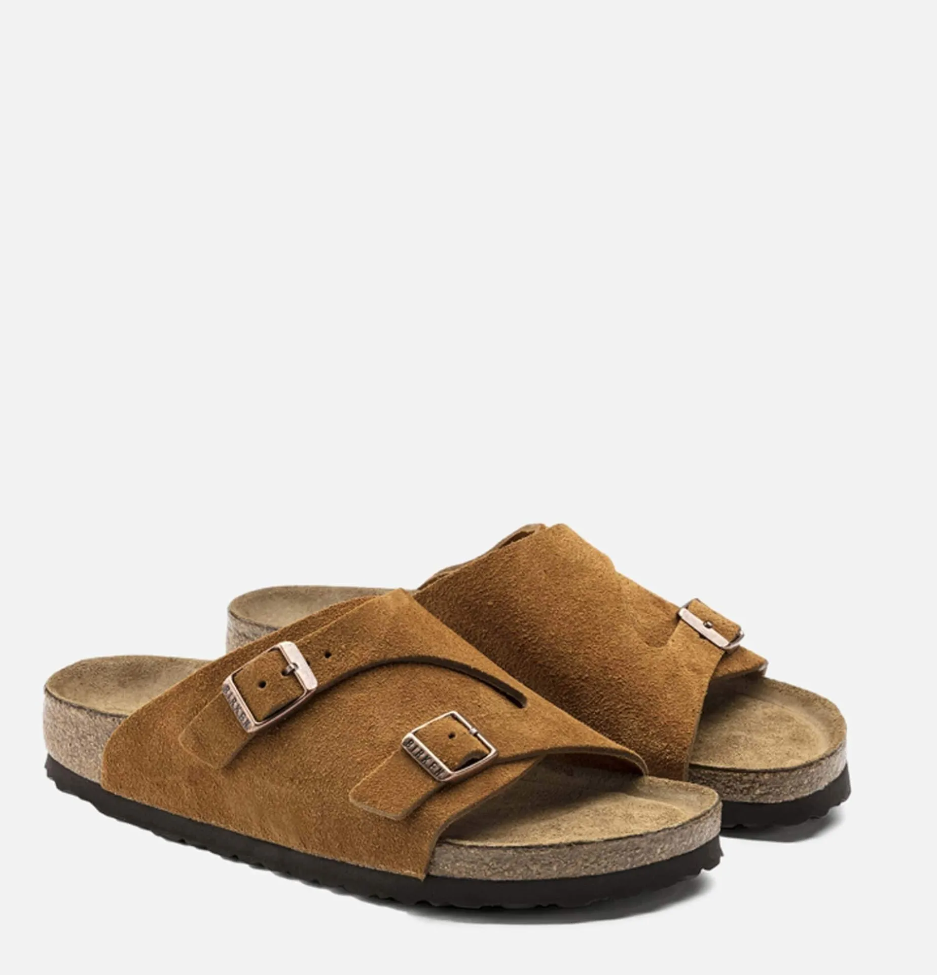 Women BIRKENSTOCK Zurich Sandals Mink Suede